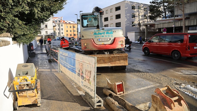 Bis zum Abend dürften die Arbeiten andauern.