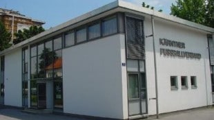 Die Geschäftsstelle des Kärntner Fußballverbandes. 