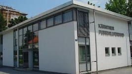 Die Geschäftsstelle des Kärntner Fußballverbandes. 