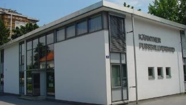 Die Geschäftsstelle des Kärntner Fußballverbandes.