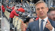 Minister Wolfgang Hattmannsdorfer war am Montag zu Besuch bei Motorenhersteller BRP-Rotax in OÖ.