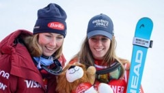 In Kranjska Gora siegte Camille Rast (re.), Mikaela Shiffrin ist in  Flachau heiß auf Revanche. 