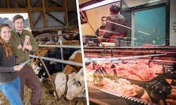 Stolze Spar-Bauern: Die Familie Kreuzer (li.) aus Krottendorf (NÖ) liefert wertvolle ...