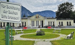 Idyllisches Alpenbad am Fuße der Rax:  Nicht nur Vereinsmitglieder sind willkommen, auch ...