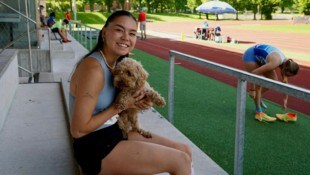 Hundeliebhaberin Angela Förster hat sportlich einige Talente.