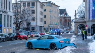 Der Unfall passierte am Sonntag in der Schwarzstraße in der Stadt Salzburg.