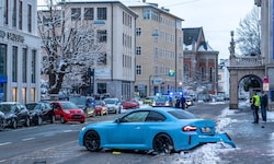 Der Unfall passierte am Sonntag in der Schwarzstraße in der Stadt Salzburg.
