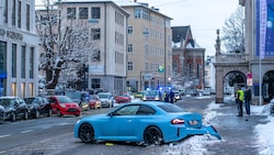 Der Unfall passierte am Sonntag in der Schwarzstraße in der Stadt Salzburg.