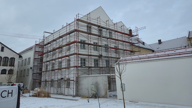 Von außen sieht das Hitler-Geburtshaus fast fertig aus