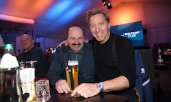 Johann Lafer (li.) bildete bei Hermann Maiers Star Challenge ein Duo mit Hans Knauß.