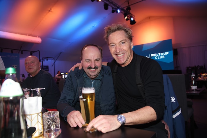 Johann Lafer (li.) bildete bei Hermann Maiers Star Challenge ein Duo mit Hans Knauß.