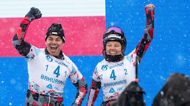 Mit Jakob Dusek holte Pia Zerkhold bei der WM 2023 Silber.