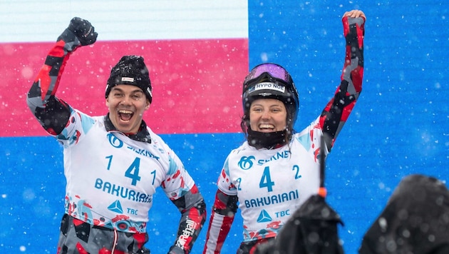 Mit Jakob Dusek holte Pia Zerkhold bei der WM 2023 Silber.