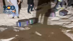 Die Kokain-Päckchen waren im Salz versteckt.