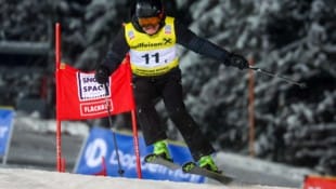 Bernhard Russi wagte sich am Montagabend auf die Hermann Maier-Weltcupstrecke. 