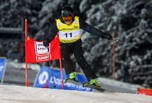 Bernhard Russi wagte sich am Montagabend auf die Hermann Maier-Weltcupstrecke. 