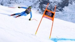 Giovanni Franzoni war am Dienstag klar der Schnellste in Wengen.