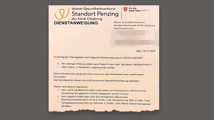 Die „interne“ Dienstanweisung zur Diskussion