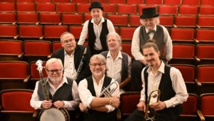 Die Very Old Stoariegler Dixielandband feiert heuer den 50er.