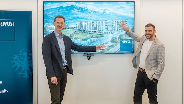 Die Tigewosi-GF Gmeiner (li.) und Rangger.