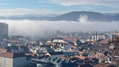Graz ist für die häufige Inversionswetterlage bekannt.