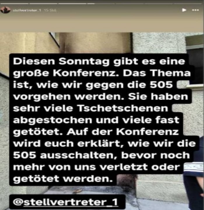 Das poste Abu Bakar D. in den sozialen Medien.