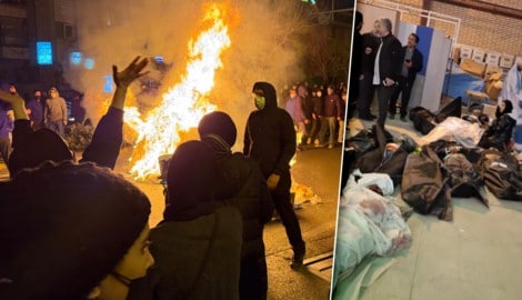 Vor allem in Irans Städten wird gegen die Mullahs protestiert. 