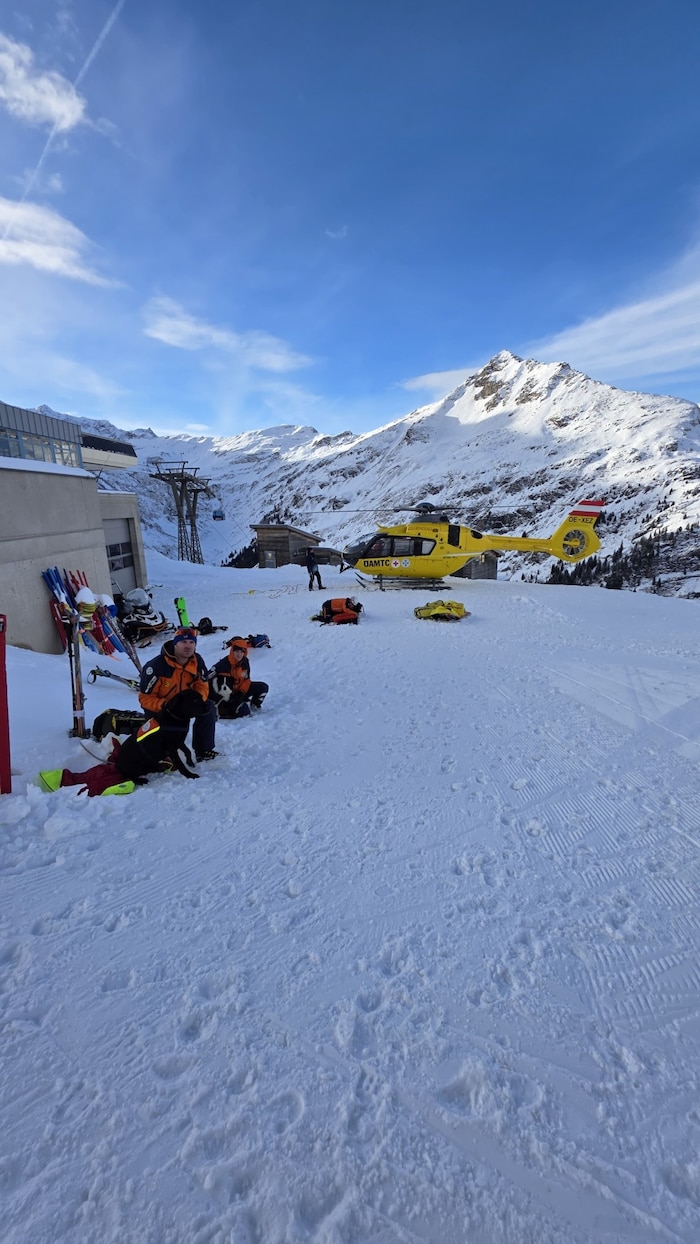 Die Bergretter konnten den Verunglückten schnell lokalisieren.