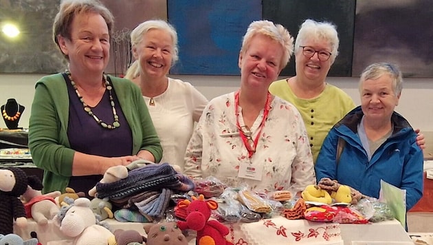 Die „Rahofer-Schwestern“ Gabriele Engl (66), Inge Schützeneder (63), Eva-Maria Gill (60), ...