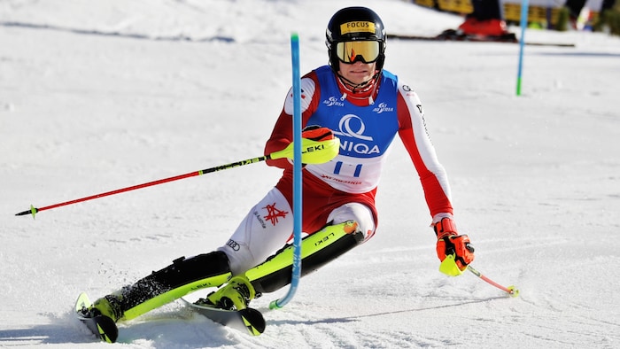 Der Steirer Ralph Seidler geigte im zweiten Lauf groß auf.