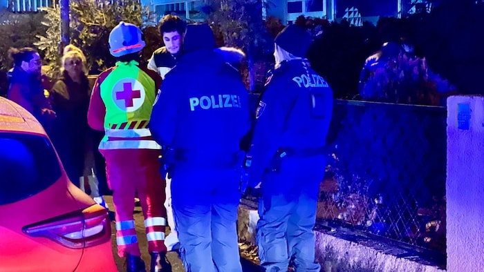 Bewohner werden versorgt.