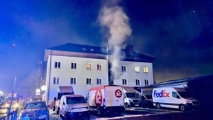 Die Rauchsäule war schon von weitem zu sehen.