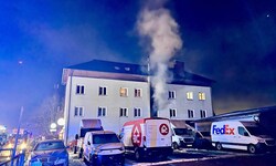 Die Rauchsäule war schon von weitem zu sehen.