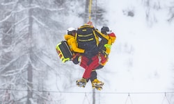 Magdalena Egger wurde mit dem Helikopter ins Krankenhaus gebracht.