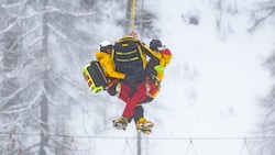 Magdalena Egger wurde mit dem Helikopter ins Krankenhaus gebracht.