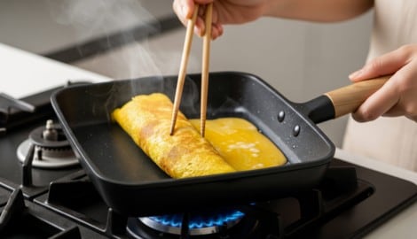 Zart süßlich und schlicht, aber raffiniert: Tamagoyaki ist Japans Antwort auf die Eierrolle.