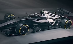 Cadillac präsentiert eine Sonderlackierung für die Tests in Barcelona.
