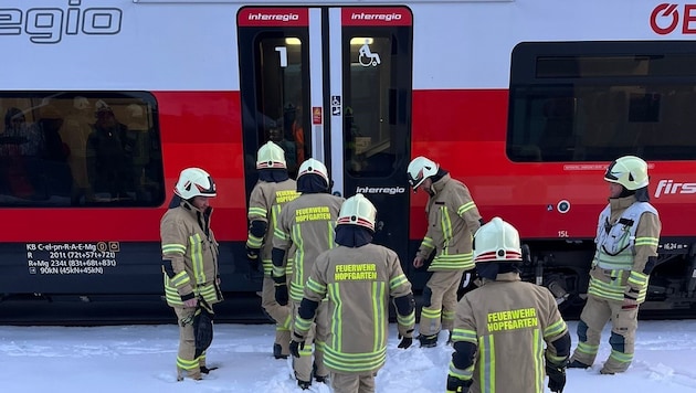 Die Feuerwehr rückte zur Unterstützung an.
