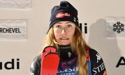 Mikaela Shiffrin war über ihre eigene Fahrtgeschwindigkeit überrascht.
