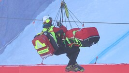 Als Aleks Kilde vor zwei Jahren in Wengen stürzte und mit dem Hubschrauber abtransportiert ...