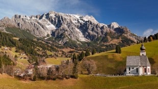 Der majestätische Hochkönig, aufgenommen in Dienten 
