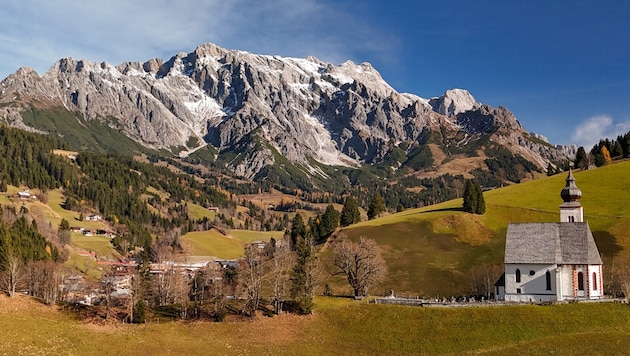Der majestätische Hochkönig, aufgenommen in Dienten