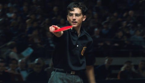 Timothée Chalamet spielt die Hauptrolle in „Marty Supreme“.