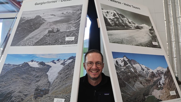 Fotograf Jürgen Merz dokumentiert das Gletschersterben.