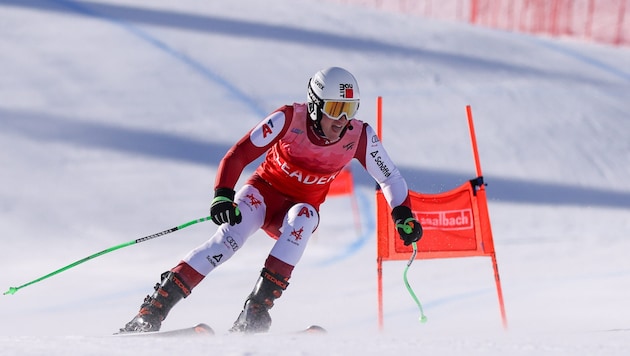 Johannes Aigner zeigte in der zweiten Abfahrt des Paraski-Weltcups in Saalbach eine unglaubliche ...