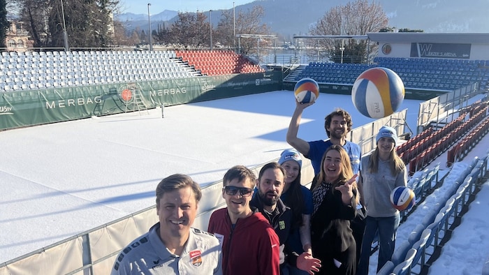 Veranstalter, Sportler und auch Bürgermeisterin Silvia Häusl-Benz freuen sich auf das Event Ende ...