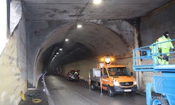Die Arbeiten im Tunnel zogen sich über Monate.