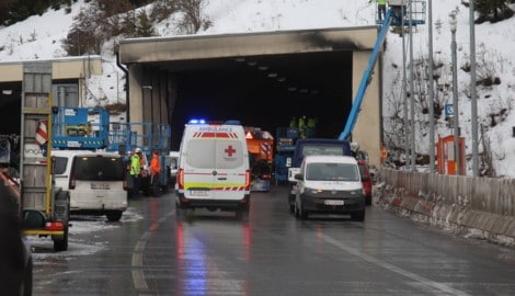Bereits ab Freitagnachmittag geht es wieder zweispurig durch den Tunnel.