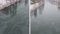 Der Ölfilm bedeckt derzeit den Donaukanal und zieht durch das Stadtgebiet.