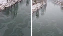 Der Ölfilm bedeckt derzeit den Donaukanal und zieht durch das Stadtgebiet.